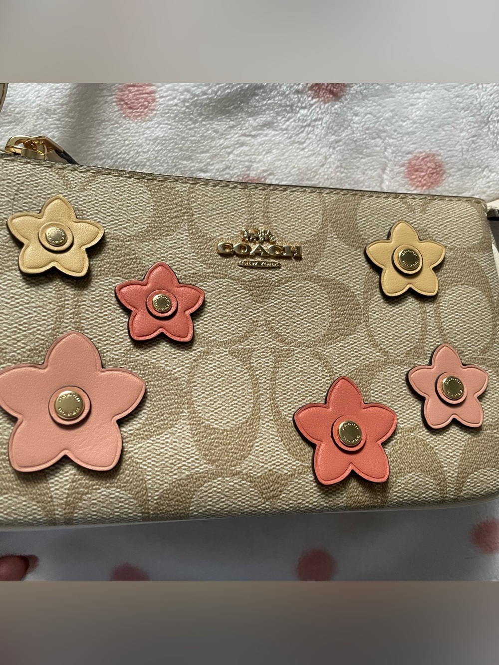 flower motif coach nolita 19🌻 - Picture 2 of 6